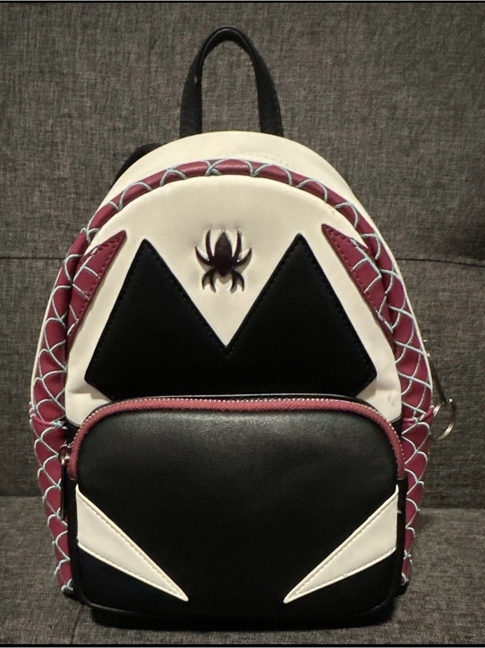 Loungefly Marvel Spider-Gwen Web Pattern Mini Backpack